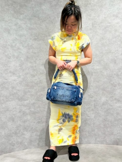Desigual x Stella Jean】フィエスタフラワー オフショルダー