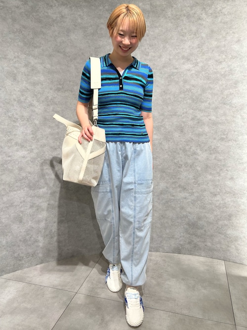 セール】ジョージア ライトデニム カーゴジョガーパンツ（デニムパンツ