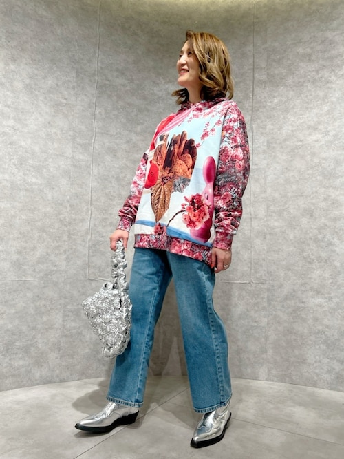 ハイウエストキュロットジーンズ（デニムパンツ）｜Desigual