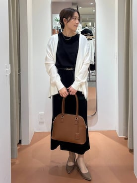 「Elura（エルーラ）のアイテム」を使った、ユキさん（レディース・157cm）の春コーディネート