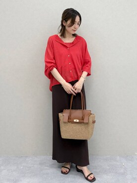 「アンサンブル」｜ユキさん（レディース・157cm）の春コーディネート