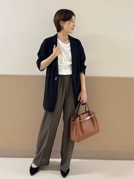 「アイテム（その他アウター）」を使った、ユキさん（レディース・157cm・30代）の夏コーディネート