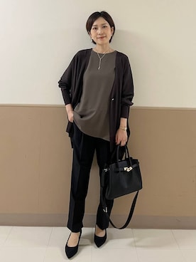 「アイテム（ハンドバッグ）」を使った、ユキさん（レディース・157cm・30代）の夏コーディネート