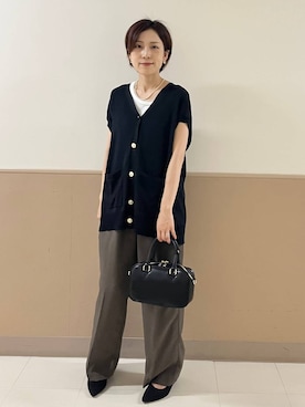 「アイテム（パンプス）」を使った、ユキさん（レディース・157cm・30代）の夏コーディネート