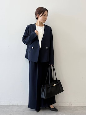 「アイテム（パンプス）」を使った、ユキさん（レディース・157cm・30代）の冬コーディネート