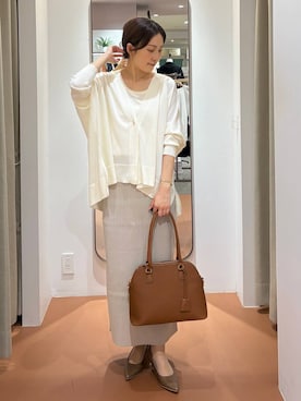 「Elura（エルーラ）のアイテム」を使った、ユキさん（レディース・157cm）の春コーディネート