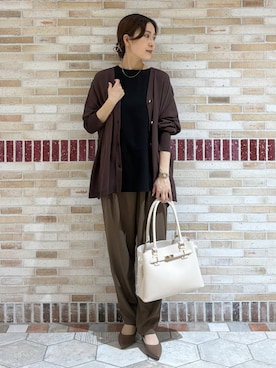 「Elura（エルーラ）のアイテム」を使った、ユキさん（レディース・157cm）の春コーディネート