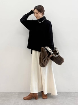 ユキさん（レディース・157cm）の冬コーディネート