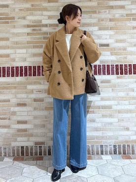 「Elura（エルーラ）のアイテム」を使った、ユキさん（レディース・157cm）の冬コーディネート