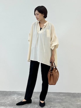 「アイテム（ハンドバッグ）」を使った、ユキさん（レディース・157cm・30代）の夏コーディネート