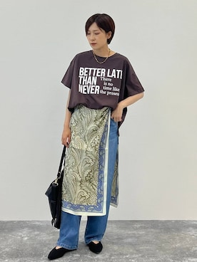 「アイテム（ハンドバッグ）」を使った、ユキさん（レディース・157cm・30代）の夏コーディネート