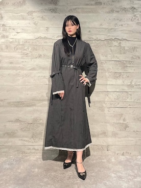 「HARE（ハレ）のアイテム（パンプス）」を使った、marinさん（レディース・165cm）の秋コーディネート