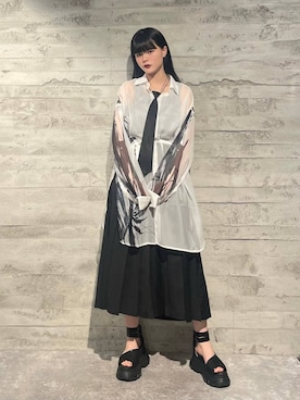 「HARE（ハレ）のアイテム（その他パンツ）」を使った、marinさん（レディース・165cm・20代）の夏コーディネート