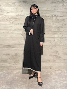 「アイテム（ワンピース/ドレス）」を使った、marinさん（レディース・165cm・20代）の秋コーディネート