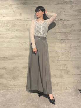 「HARE（ハレ）のアイテム（パンプス）」を使った、marinさん（レディース・165cm）の夏コーディネート