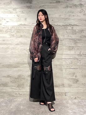 「アイテム（サンダル）」を使った、marinさん（レディース・165cm・10代）の春コーディネート