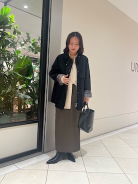 「アイテム（その他アウター）」を使った、ibu0115さん（レディース・152cm）の秋コーディネート
