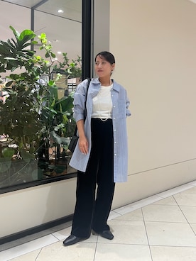 「URBAN RESEARCH（アーバンリサーチ）のアイテム（タンクトップ）」を使った、ibu0115さん（レディース・152cm）の秋コーディネート