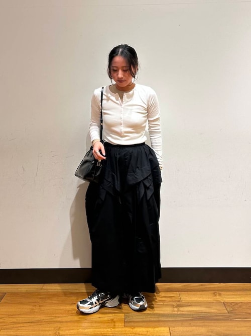 セール】NINETY PERCENT ANIS RIB TOP（Tシャツ/カットソー