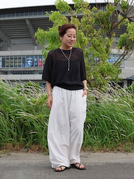 「PHILIPPE AUDIBERT（フィリップ オーディベール）のアイテム（ブレスレット）」を使った、ibu0115さん（レディース・153cm）の春コーディネート