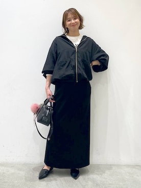 「アイテム（キーホルダー）」を使った、mikaxさん（レディース・158cm・40代）の秋コーディネート