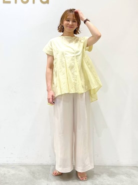 「アイテム（トップス）」を使った、mikaxさん（レディース・158cm・40代）の夏コーディネート