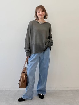 mikaxさん（レディース・158cm）の冬コーディネート