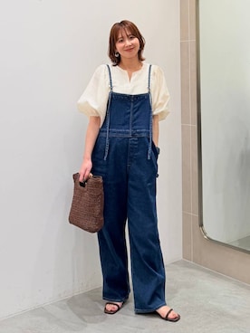 「Elura（エルーラ）のアイテム」を使った、mikaxさん（レディース・158cm）の春コーディネート