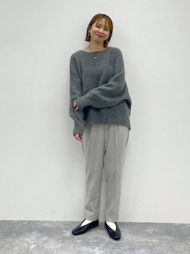 「アイテム（パンプス）」を使った、mikaxさん（レディース・158cm・40代）の秋コーディネート