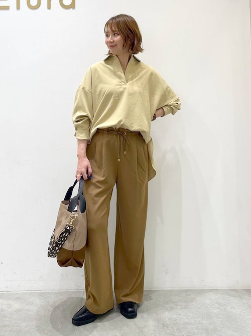 サマ見えリラクシーセミワイドパンツ/580458（その他パンツ