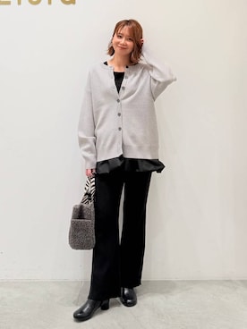 「アイテム（タンクトップ）」を使った、mikaxさん（レディース・158cm・40代）の秋コーディネート