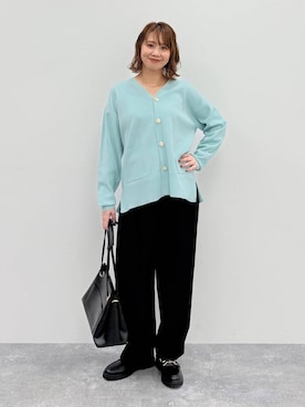 「Elura（エルーラ）のアイテム」を使った、mikaxさん（レディース・158cm）の冬コーディネート