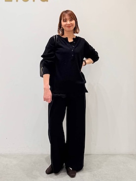 「アイテム（タンクトップ）」を使った、mikaxさん（レディース・158cm・40代）の冬コーディネート