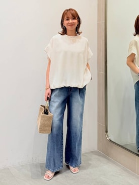 mikaxさん（レディース・158cm）の夏コーディネート