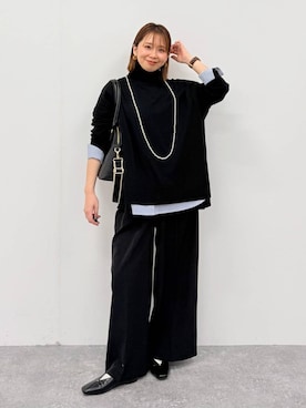 「アイテム（パンプス）」を使った、mikaxさん（レディース・158cm・40代）の秋コーディネート