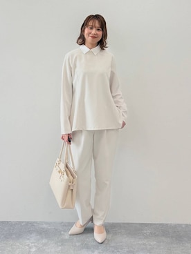 「Elura（エルーラ）のアイテム」を使った、mikaxさん（レディース・158cm）の冬コーディネート