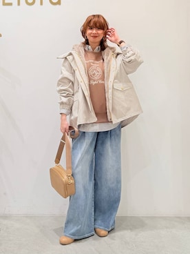 「撥水」｜mikaxさん（レディース・158cm）の秋コーディネート