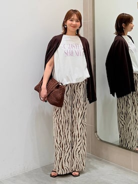 「Elura（エルーラ）のアイテム」を使った、mikaxさん（レディース・158cm）の春コーディネート