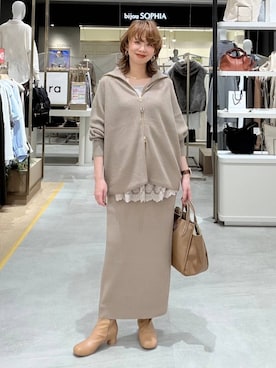 「撥水」｜mikaxさん（レディース・158cm）の秋コーディネート