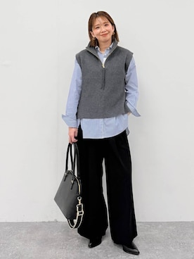 「アイテム（ハンドバッグ）」を使った、mikaxさん（レディース・158cm・40代）の冬コーディネート