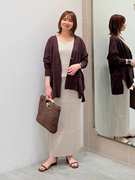 「Elura（エルーラ）のアイテム」を使った、mikaxさん（レディース・158cm）の春コーディネート