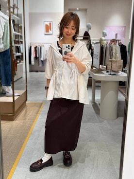 「Elura（エルーラ）のアイテム」を使った、mikaxさん（レディース・158cm）の春コーディネート