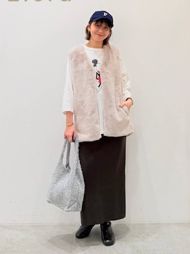 「アイテム（その他アウター）」を使った、mikaxさん（レディース・158cm・40代）の秋コーディネート