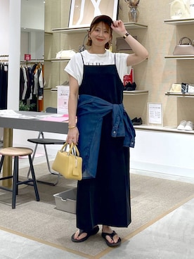 「アイテム（ワンピース）」を使った、mikaxさん（レディース・158cm・40代）の夏コーディネート