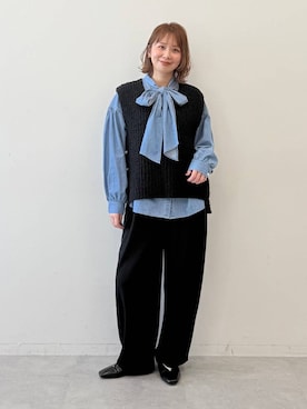 mikaxさん（レディース・158cm）の冬コーディネート