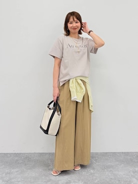 「Elura（エルーラ）のアイテム」を使った、mikaxさん（レディース・158cm）の春コーディネート