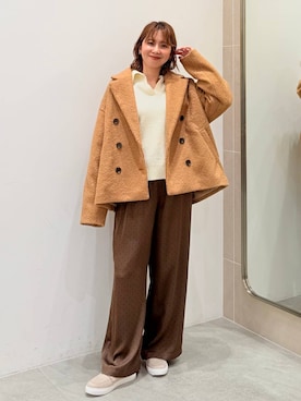 mikaxさん（レディース・158cm）の冬コーディネート