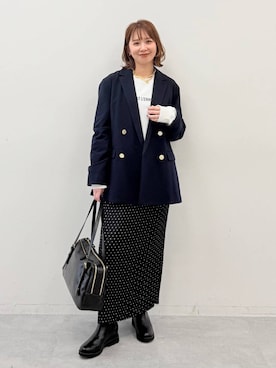 mikaxさん（レディース・158cm）の冬コーディネート