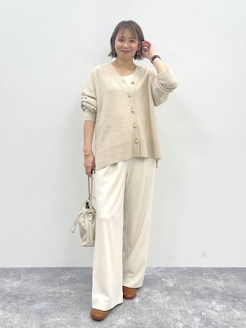 「アイテム（ブーツ）」を使った、mikaxさん（レディース・158cm・40代）の秋コーディネート