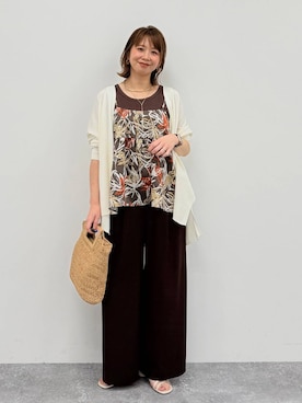 「Elura（エルーラ）のアイテム」を使った、mikaxさん（レディース・158cm）の春コーディネート